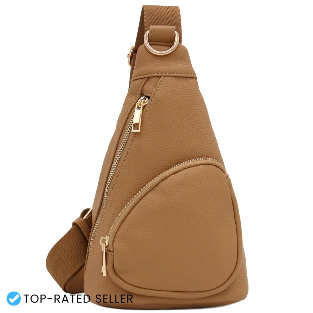 Compact Triangle Sling Bag Lightweight Adjustable… - image 1